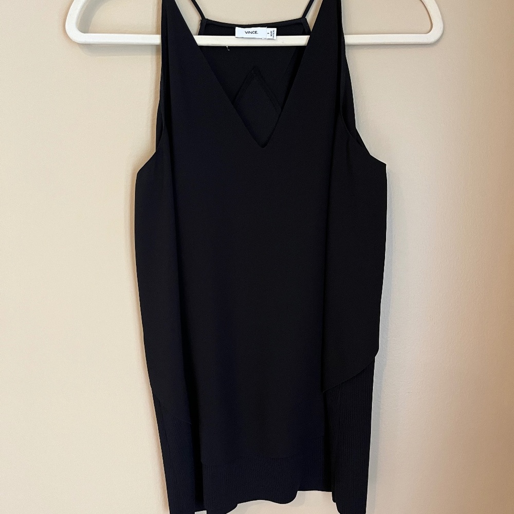 Black spaghetti strap blouse